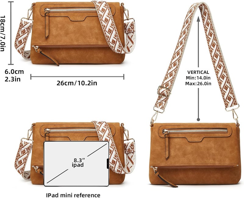 Makes Crossbody Purse for Women Small Crossbody Bags Trendy Vegan Leather with Adjustable Shoulder Straps Gift for Mother Wife Mom - Image 4